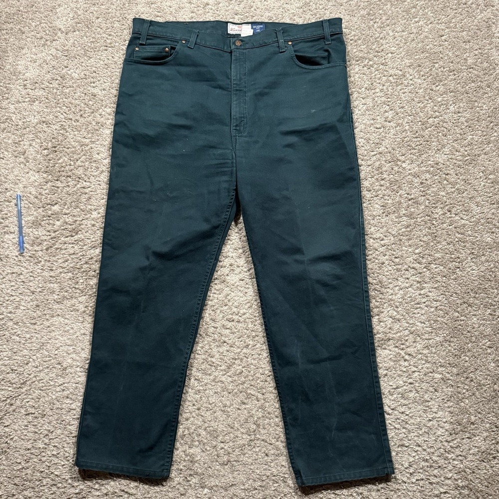 Vintage (94) Levi's Signature 540 Relaxed Fit Men's SZ 44X30 Green Brown Tab